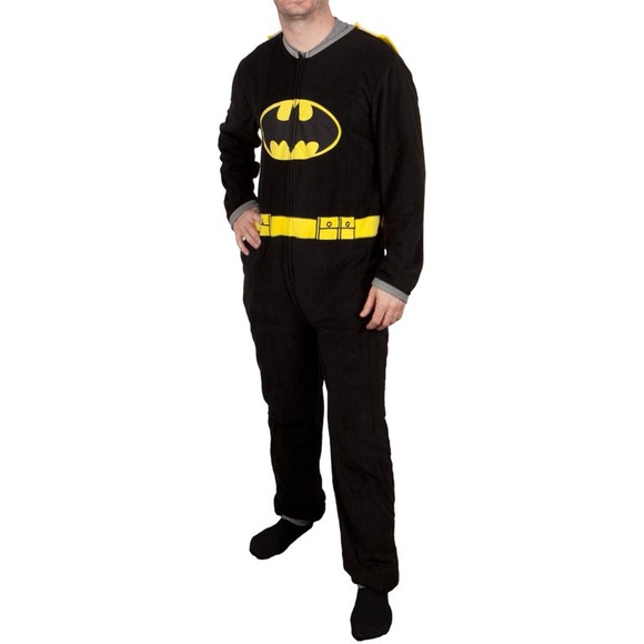 Men’s Classic Batman Onesie - Picture 2 of 5